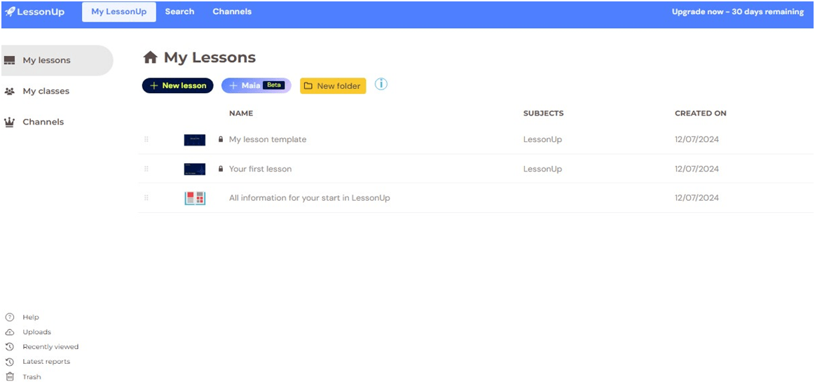 Explore the Dashboard