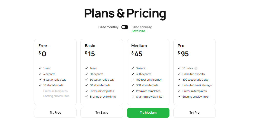 Stripo pricing