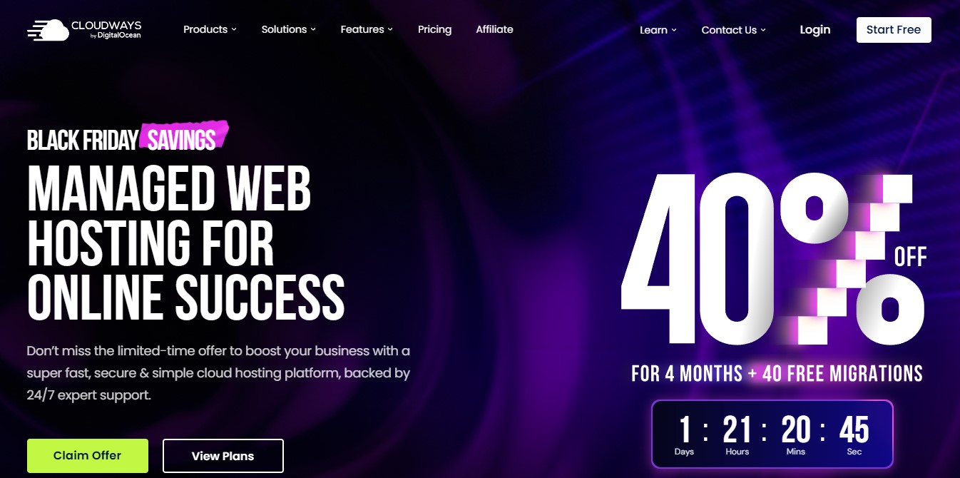 Cloudways (Managed Cloud Hosting)