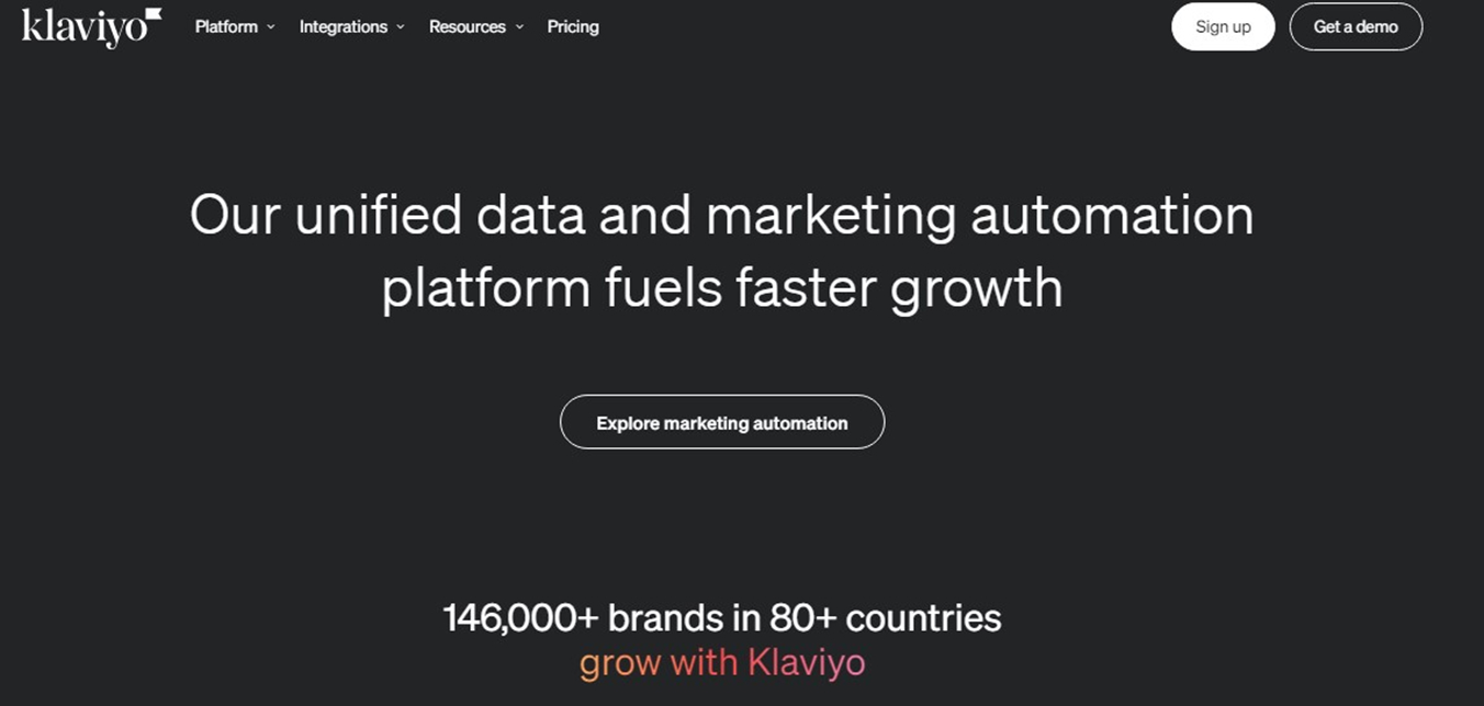 Klaviyo Marketing Automation
