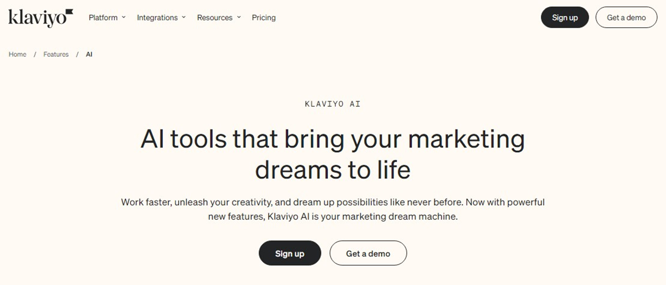 Klaviyo AI Tools